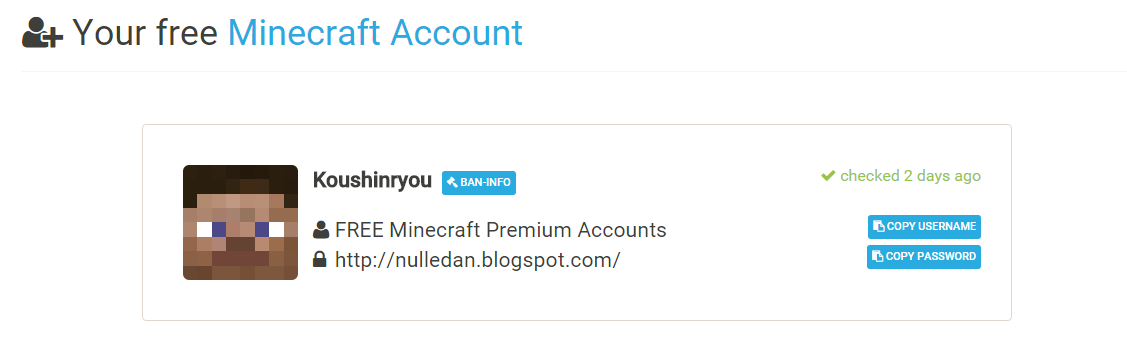 premium account generator free